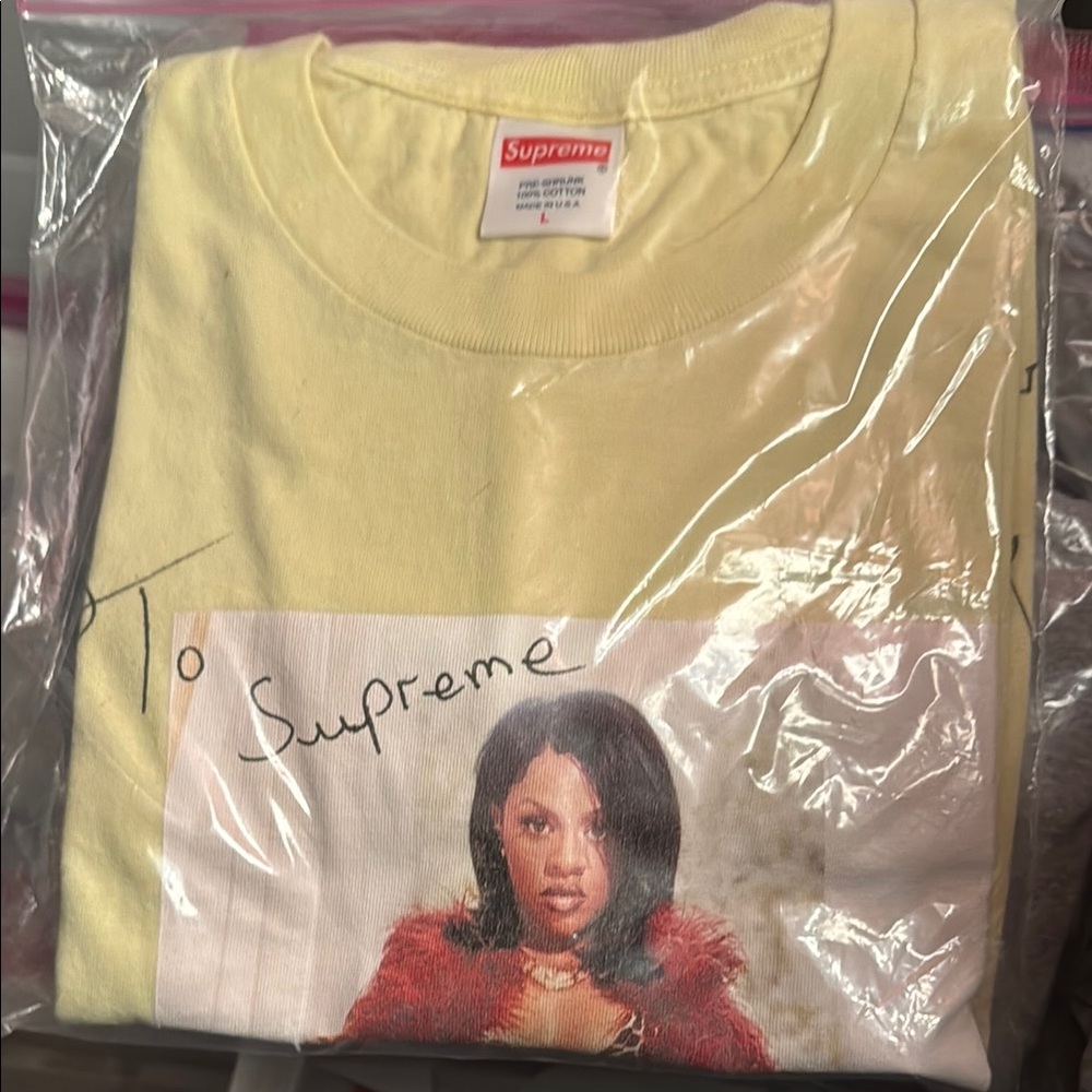 Supreme Yellow Graphic Short Sleeve Tee